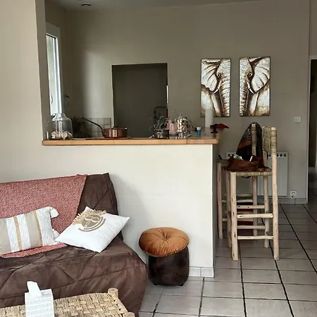 Prázdninový dům Maison T3 Mitoyenne Avec Jacuzzi Et Jardin